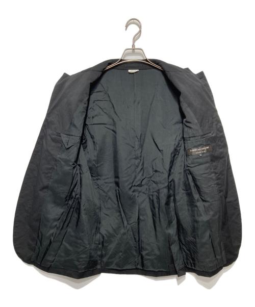 COMME des GARCONS HOMME PLUS（コムデギャルソンオムプリュス）COMME des GARCONS HOMME PLUS (コムデギャルソンオムプリュス) デザインテーラードジャケット ブラック サイズ:Mの古着・服飾アイテム