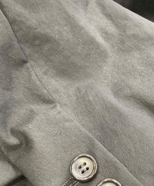 COMME des GARCONS HOMME PLUS（コムデギャルソンオムプリュス）COMME des GARCONS HOMME PLUS (コムデギャルソンオムプリュス) デザインテーラードジャケット ブラック サイズ:Mの古着・服飾アイテム