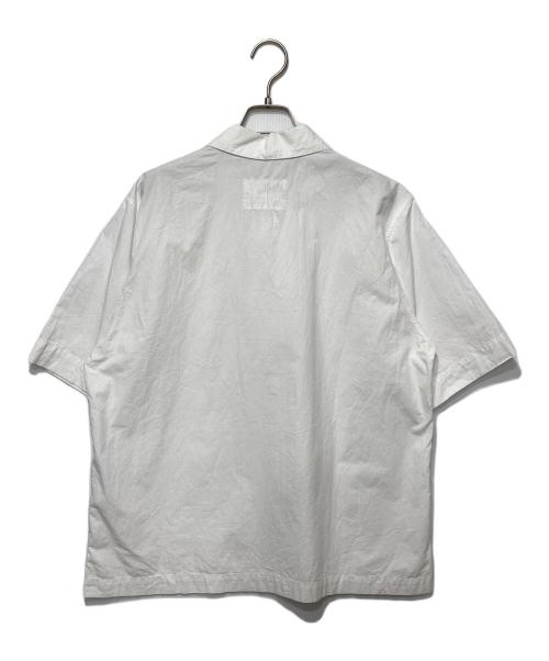 MHL（エムエイチエル）MHL (エムエイチエル) コットンリネンシャツ ホワイト サイズ:Mの古着・服飾アイテム