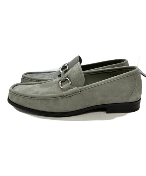 Ferragamo（フェラガモ）Ferragamo (フェラガモ) GRANDIOSO 2ローファー グレー サイズ:8の古着・服飾アイテム