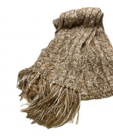 AFB（エーエフビー）の古着「フード付きマフラー」｜ブラウン