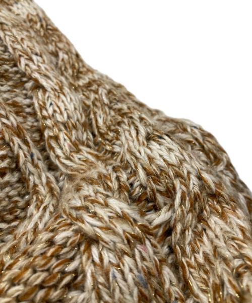 AFB（エーエフビー）AFB (エーエフビー) フード付きマフラー ブラウンの古着・服飾アイテム