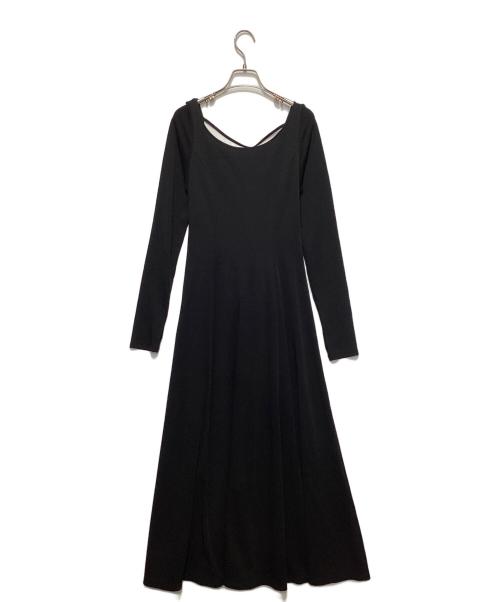 FRAY ID（フレイ アイディー）FRAY ID (フレイ アイディー) バックリボンカットドレス ブラック サイズ:1の古着・服飾アイテム
