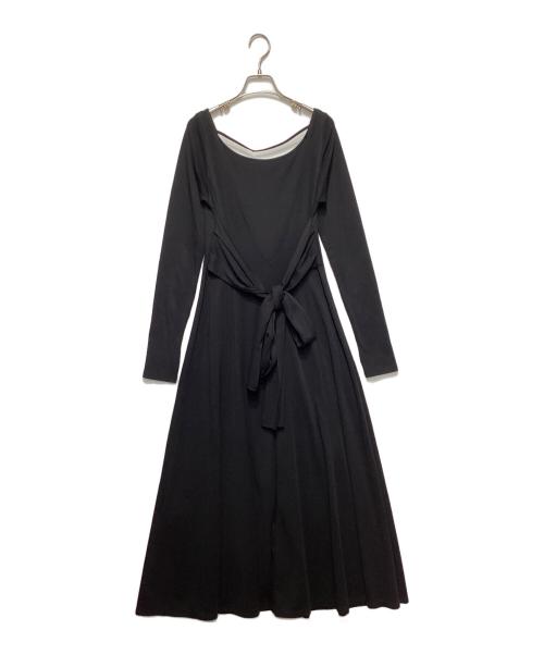 FRAY ID（フレイ アイディー）FRAY ID (フレイ アイディー) バックリボンカットドレス ブラック サイズ:1の古着・服飾アイテム