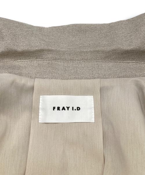 FRAY ID（フレイ アイディー）FRAY ID (フレイ アイディー) ショートツイルジャケット ベージュ サイズ:1の古着・服飾アイテム