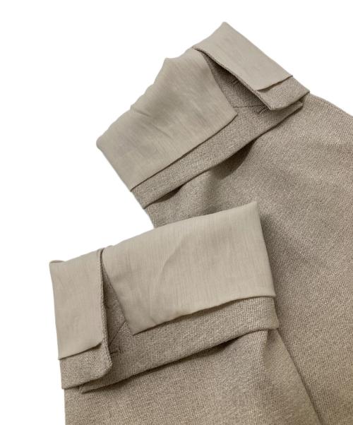 FRAY ID（フレイ アイディー）FRAY ID (フレイ アイディー) ショートツイルジャケット ベージュ サイズ:1の古着・服飾アイテム