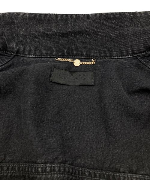 RED CARD（レッドカード）RED CARD (レッドカード) FRAY ID (フレイ アイディー) ルーズデニムジャケット ブラック サイズ:Fの古着・服飾アイテム