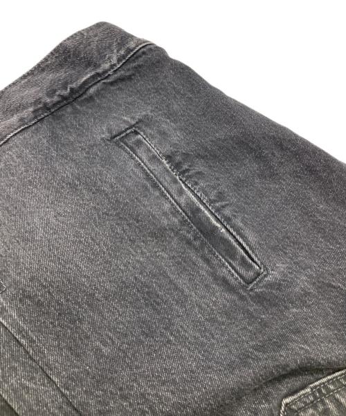 RED CARD（レッドカード）RED CARD (レッドカード) FRAY ID (フレイ アイディー) ルーズデニムジャケット ブラック サイズ:Fの古着・服飾アイテム