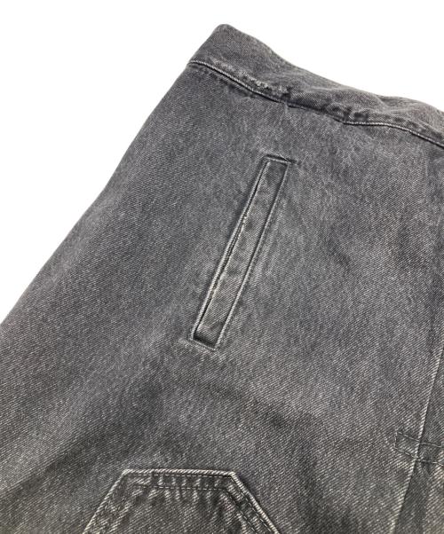 RED CARD（レッドカード）RED CARD (レッドカード) FRAY ID (フレイ アイディー) ルーズデニムジャケット ブラック サイズ:Fの古着・服飾アイテム