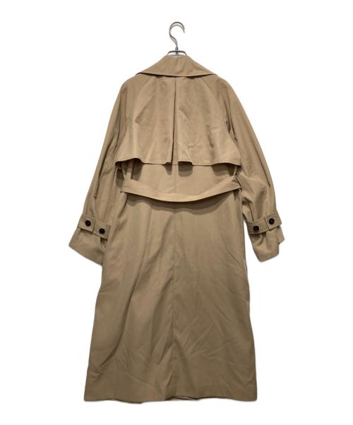 FRAY ID（フレイ アイディー）FRAY ID (フレイ アイディー) オーバートレンチコート ベージュの古着・服飾アイテム