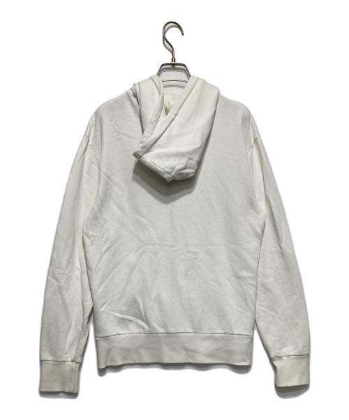 maison kitsune（メゾンキツネ）maison kitsune (メゾンキツネ) ジップパーカー ホワイト サイズ:Sの古着・服飾アイテム