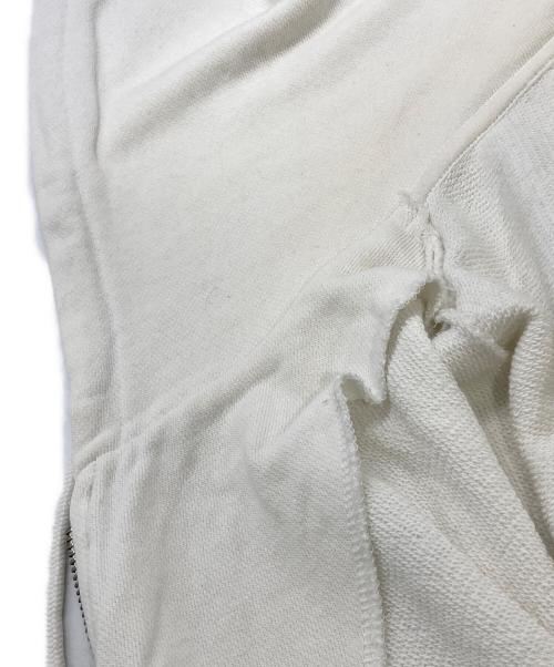 maison kitsune（メゾンキツネ）maison kitsune (メゾンキツネ) ジップパーカー ホワイト サイズ:Sの古着・服飾アイテム