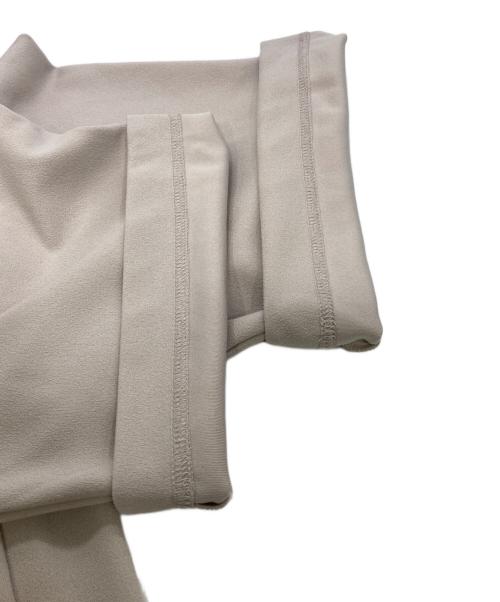 SHAREEF（シャリーフ）SHAREEF (シャリーフ) GEORGETTE JQ SWITCHING T グレー×ベージュ サイズ:2の古着・服飾アイテム