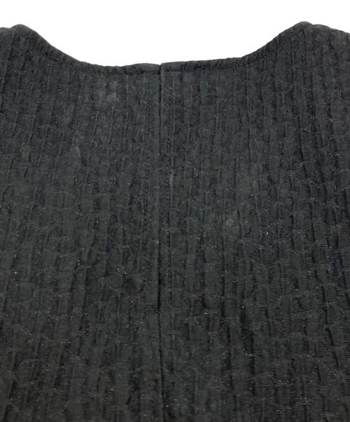 YORI（ヨリ）YORI (ヨリ) フクレフレアブラウス ブラック サイズ:36の古着・服飾アイテム