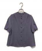 UNITED TOKYOユナイテッドトーキョー）の古着「フォルド ボリューム袖 ブラウス」｜グレー