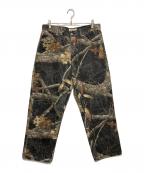 stussyステューシー）の古着「BIG OL JEAN REALTREE EDGE」｜グレー