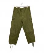 デンマーク軍デンマークミリタリー）の古着「M71フィールドパンツ」｜グリーン
