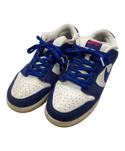 NIKE SB（ナイキエスビー）NIKE SB (ナイキエスビー) SB DUNK LOW PRM ブルー×ホワイト サイズ:27.5の古着・服飾アイテム