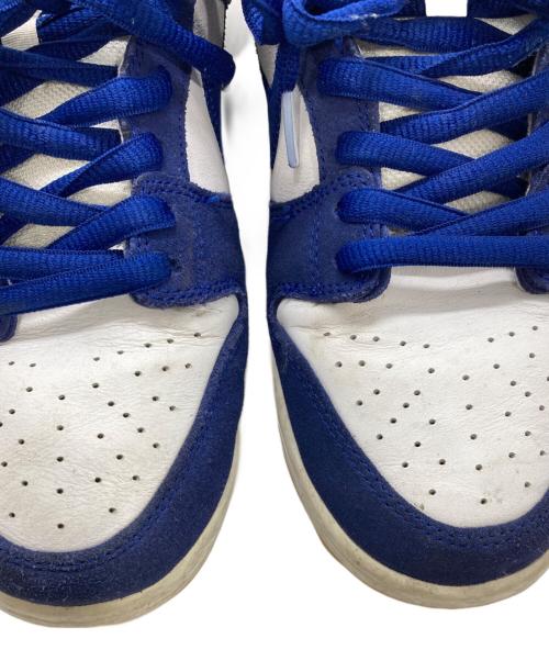 NIKE SB（ナイキエスビー）NIKE SB (ナイキエスビー) SB DUNK LOW PRM ブルー×ホワイト サイズ:27.5の古着・服飾アイテム