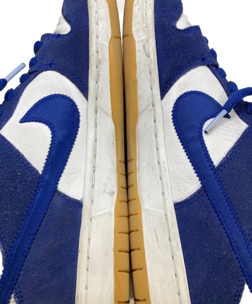 NIKE SB（ナイキエスビー）NIKE SB (ナイキエスビー) SB DUNK LOW PRM ブルー×ホワイト サイズ:27.5の古着・服飾アイテム