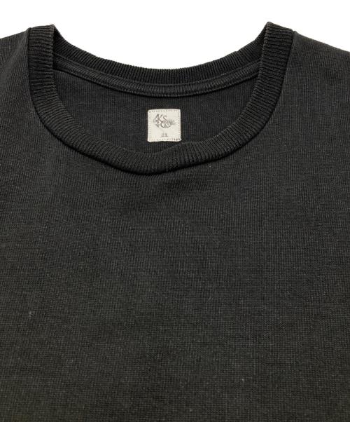 KAPTAIN SUNSHINE（キャプテンサンシャイン）KAPTAIN SUNSHINE (キャプテンサンシャイン) Crewneck Big Tee ブラック サイズ:38の古着・服飾アイテム