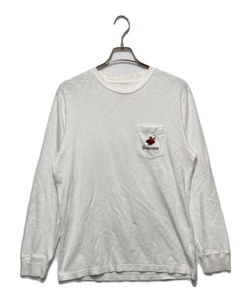 SUPREME（シュプリーム）SUPREME (シュプリーム) Sacred Heart L/S Pocket Tee ホワイト サイズ:Ｍの古着・服飾アイテム
