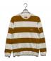 SUPREME（シュプリーム）の古着「STRIPED PIQUE CREWNECK」｜イエロー×ホワイト
