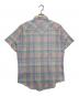 Wrangler (ラングラー) 半袖ウエスタンシャツ ピンク×ブルー サイズ:161/2：3000円