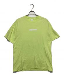 UNDEFEATED（アンディフィーテッド）の古着「ロゴプリントTシャツ」｜黄緑