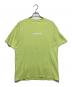 UNDEFEATED（アンディフィーテッド）の古着「ロゴプリントTシャツ」｜黄緑