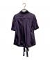 CHANEL（シャネル）の古着「ハイネックシルクブラウス」｜パープル