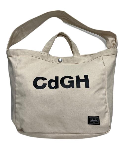 PORTER（ポーター）PORTER (ポーター) COMME des GARCONS HOMME (コムデギャルソン オム) キャンバストートバッグ キナリの古着・服飾アイテム