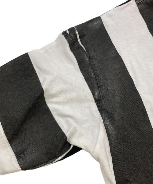COMME des GARCONS JUNYA WATANABE MAN（コム デ ギャルソン ジュンヤ ワタナベ マン）COMME des GARCONS JUNYA WATANABE MAN (コム デ ギャルソン ジュンヤ ワタナベ マン) メッセージプリントTシャツ ブラック サイズ:Sの古着・服飾アイテム