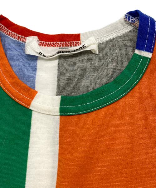 JUNYA WATANABE COMME des GARCONS（ジュンヤワタナベ コムデギャルソン）JUNYA WATANABE COMME des GARCONS ((ジュンヤワタナベ コムデギャルソン) ストライプTシャツ マルチカラー サイズ:表記無しの古着・服飾アイテム