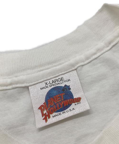 PLANET HOLLYWOOD（プラネットハリウッド）PLANET HOLLYWOOD (プラネットハリウッド) プリントTシャツ ホワイト サイズ:XLの古着・服飾アイテム