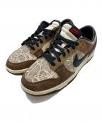 NIKEナイキ）の古着「Dunk Low PRM」｜ベージュ×ブラウン