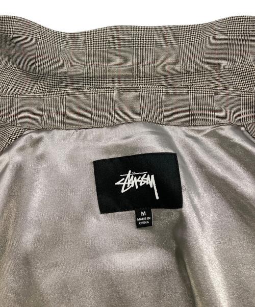 stussy（ステューシー）stussy (ステューシー) JUDE LONG PLAID JACKET ライトグレー サイズ:Ｍの古着・服飾アイテム