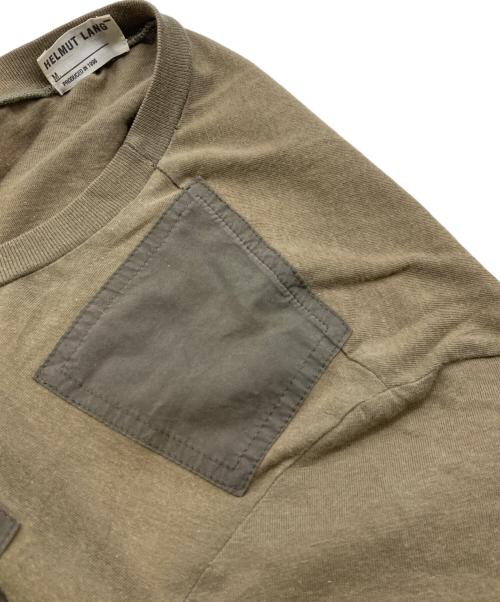 HELMUT LANG（ヘルムートラング）HELMUT LANG (ヘルムートラング) 90s ミリタリーパッチTシャツ カーキ サイズ:Ｍの古着・服飾アイテム