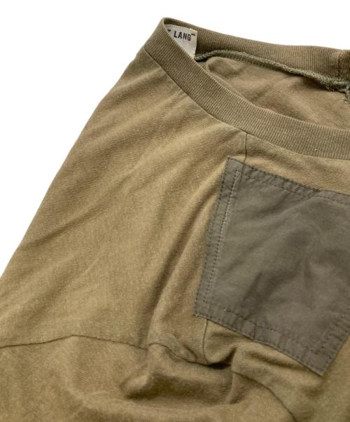 HELMUT LANG（ヘルムートラング）HELMUT LANG (ヘルムートラング) 90s ミリタリーパッチTシャツ カーキ サイズ:Ｍの古着・服飾アイテム