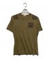 HELMUT LANG（ヘルムートラング）の古着「90s ミリタリーパッチTシャツ」｜カーキ