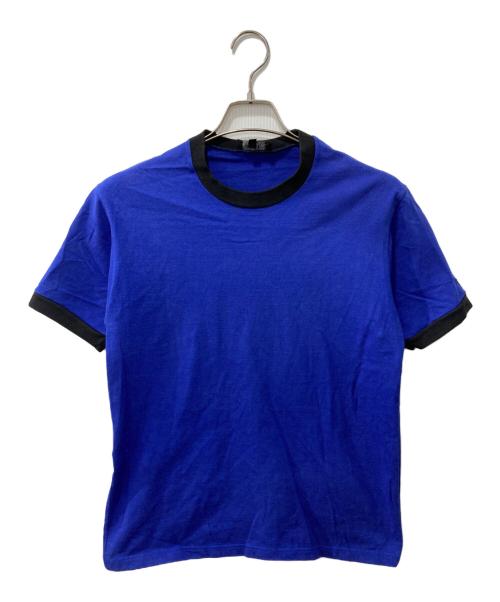 A.P.C.（アーペーセー）A.P.C. (アーペーセー) フランス製80s-90s/リンガーTシャツ ブルー×ブラック サイズ:1の古着・服飾アイテム