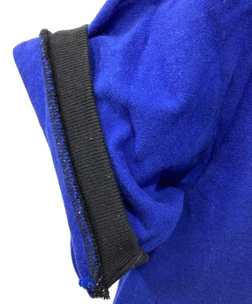 A.P.C.（アーペーセー）A.P.C. (アーペーセー) フランス製80s-90s/リンガーTシャツ ブルー×ブラック サイズ:1の古着・服飾アイテム