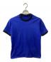 A.P.C.（アーペーセー）の古着「フランス製80s-90s/リンガーTシャツ」｜ブルー×ブラック