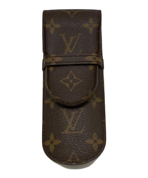 LOUIS VUITTON（ルイ ヴィトン）LOUIS VUITTON (ルイ ヴィトン) エテュイ・スティロ/ペンケース ブラウンの古着・服飾アイテム