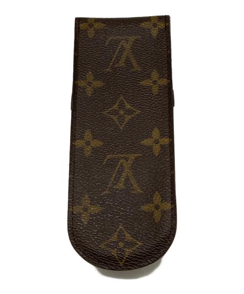LOUIS VUITTON（ルイ ヴィトン）LOUIS VUITTON (ルイ ヴィトン) エテュイ・スティロ/ペンケース ブラウンの古着・服飾アイテム