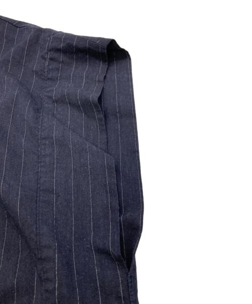 JOURNAL STANDARD（ジャーナルスタンダード）JOURNAL STANDARD (ジャーナルスタンダード) コットンリネンVIS スクエアブラウス ネイビー サイズ:表記無しの古着・服飾アイテム