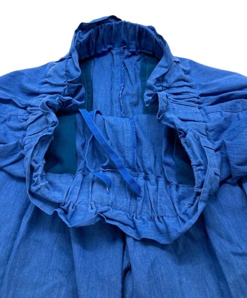 JOURNAL STANDARD（ジャーナルスタンダード）JOURNAL STANDARD (ジャーナルスタンダード) ウォッシャブルコットンリネンVISワイドパンツ ブルー サイズ:38の古着・服飾アイテム