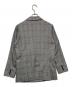 RAY BEAMS (レイ ビームス) チェック4ボタンダブルジャケット グレー：5000円