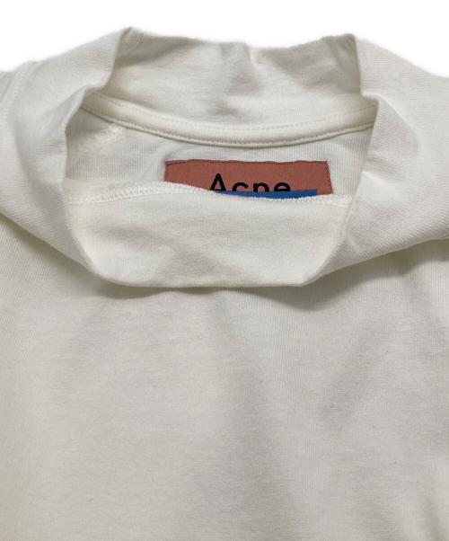 ACNE STUDIOS Bla konst（アクネステュディオスブロコンスト）ACNE STUDIOS Bla konst (アクネステュディオスブロコンスト) モックネックTシャツ ホワイト サイズ:Sの古着・服飾アイテム
