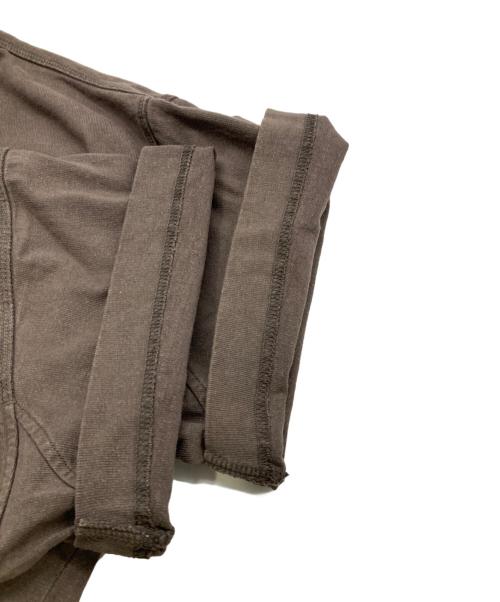 Acne studios（アクネ ストゥディオス）Acne studios (アクネ ストゥディオス) オーバーサイズロゴプリントTシャツ ブラウン サイズ:Sの古着・服飾アイテム